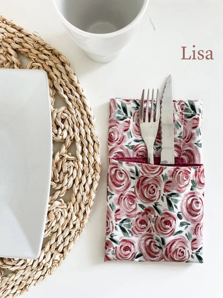 Serviettes de table (lot de 4 serviettes) - Lisa