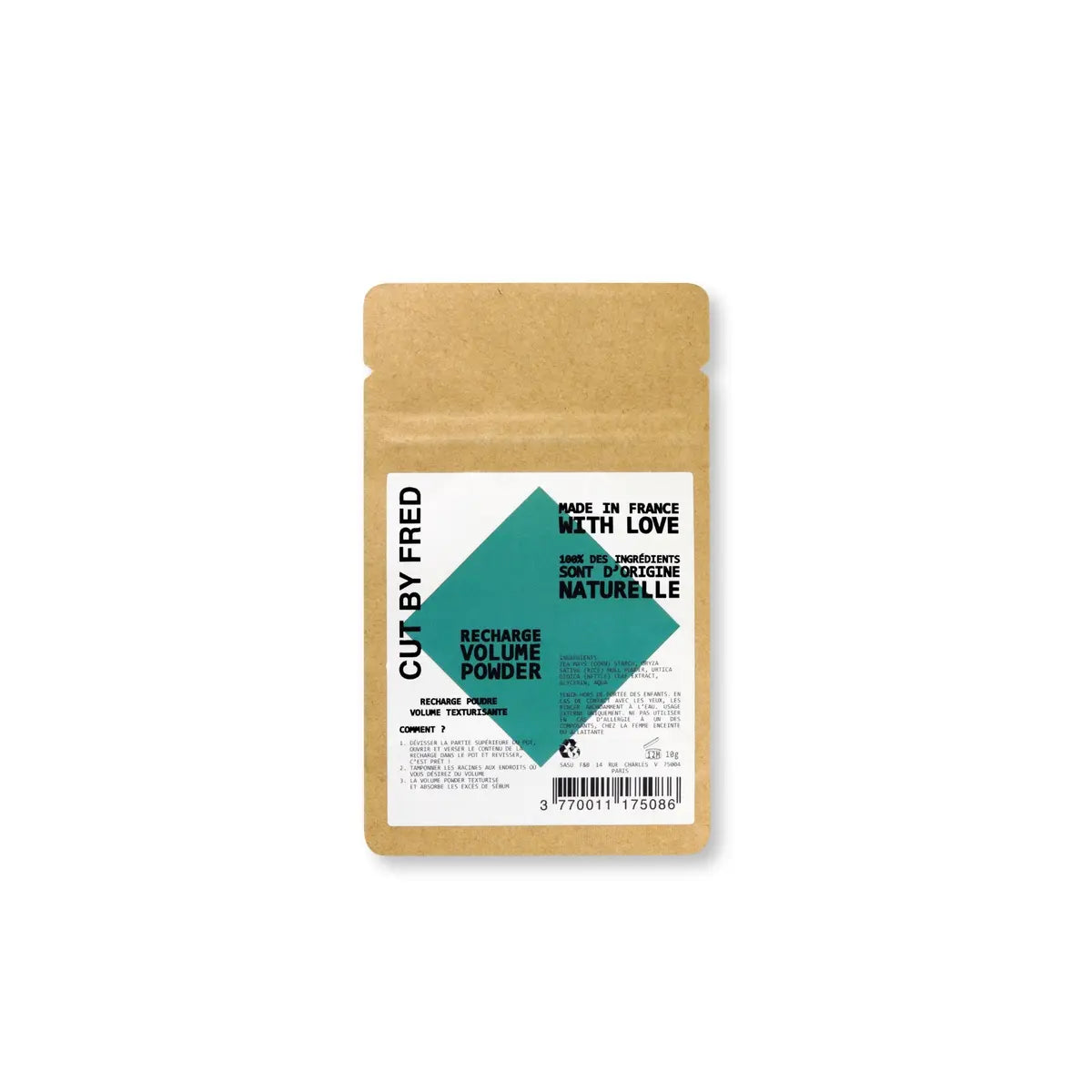 Shampoing sec - Cut by Fred - Recharge 10g