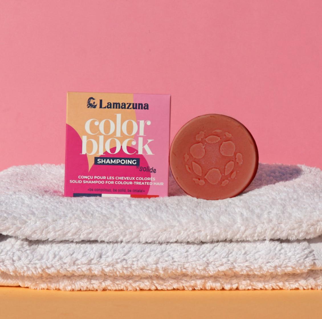 Shampoing solide couleur Color block - Lamazuna - 1