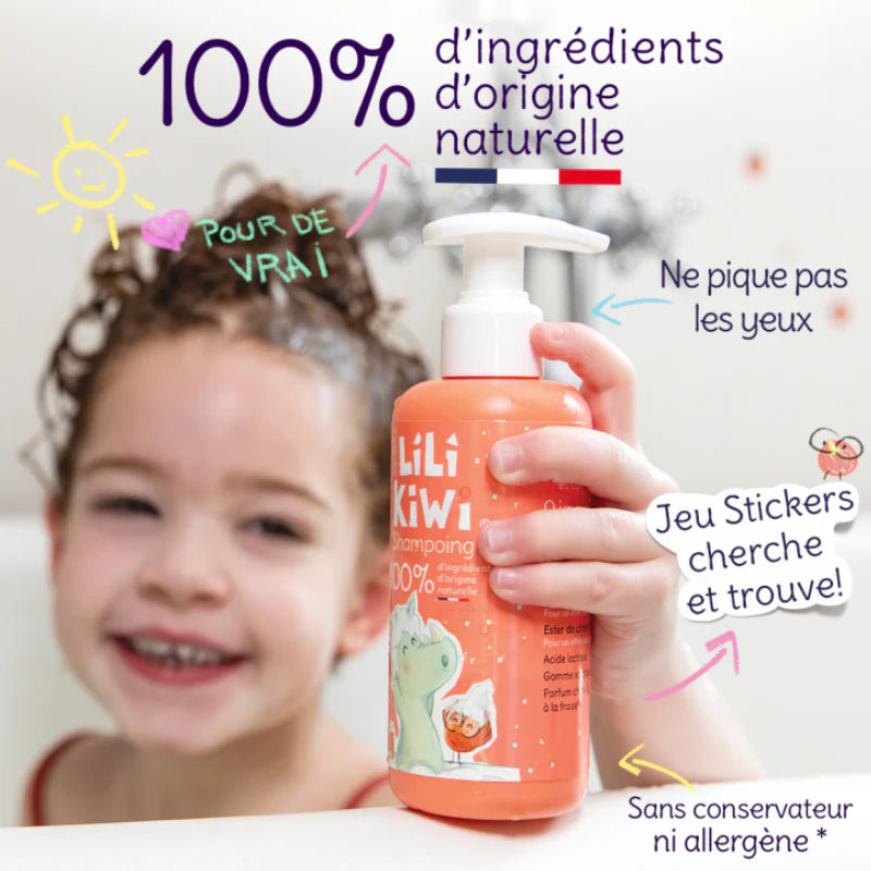 Shampoing doux enfants - Lilikiwi - 1