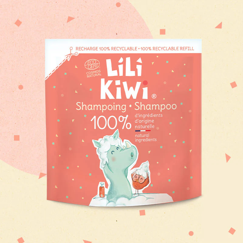 Shampoing doux enfants - Lilikiwi - Recharge- Shampoing doux