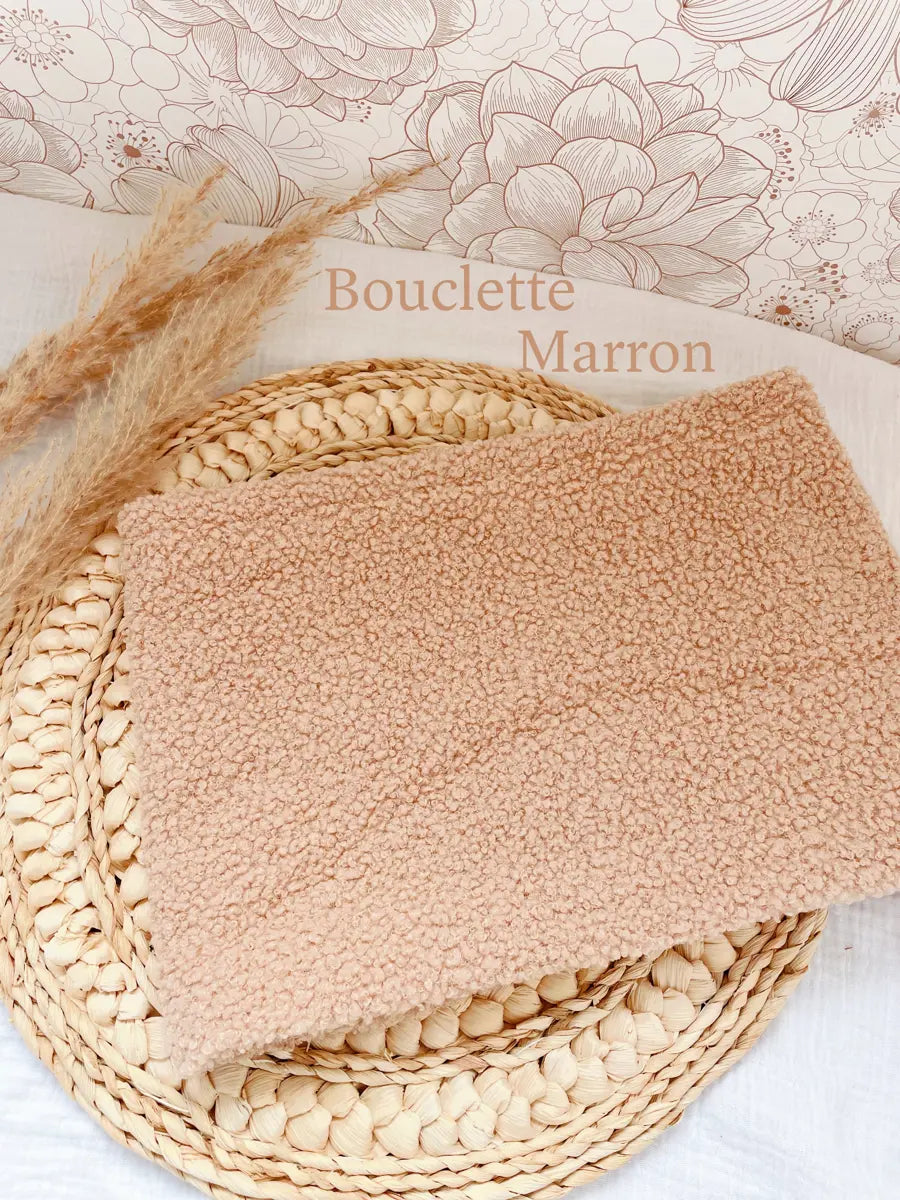 Snood adulte - Bouclette marron