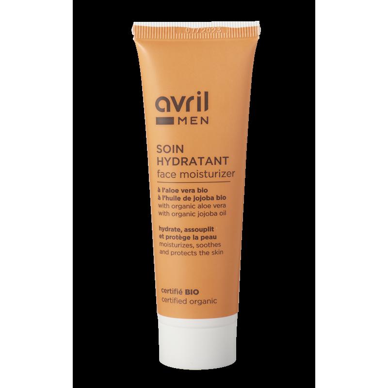 Soin hydratant homme bio - Avril - Les cotons de Romane : Produits d'hygiène réutilisables et lavables