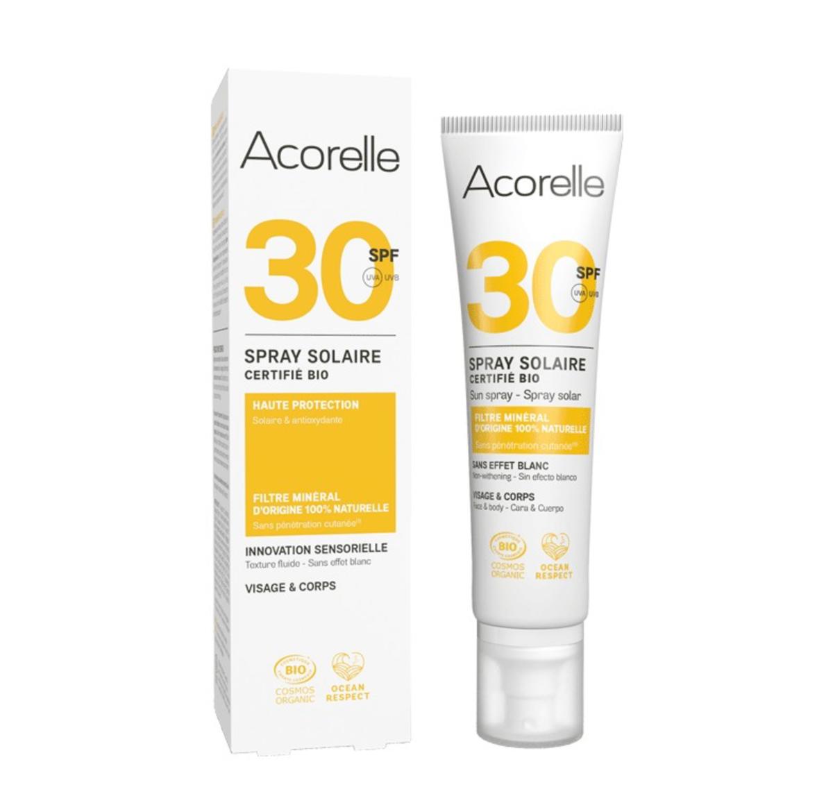 Spray solaire SPF 30 - Acorelle - 1