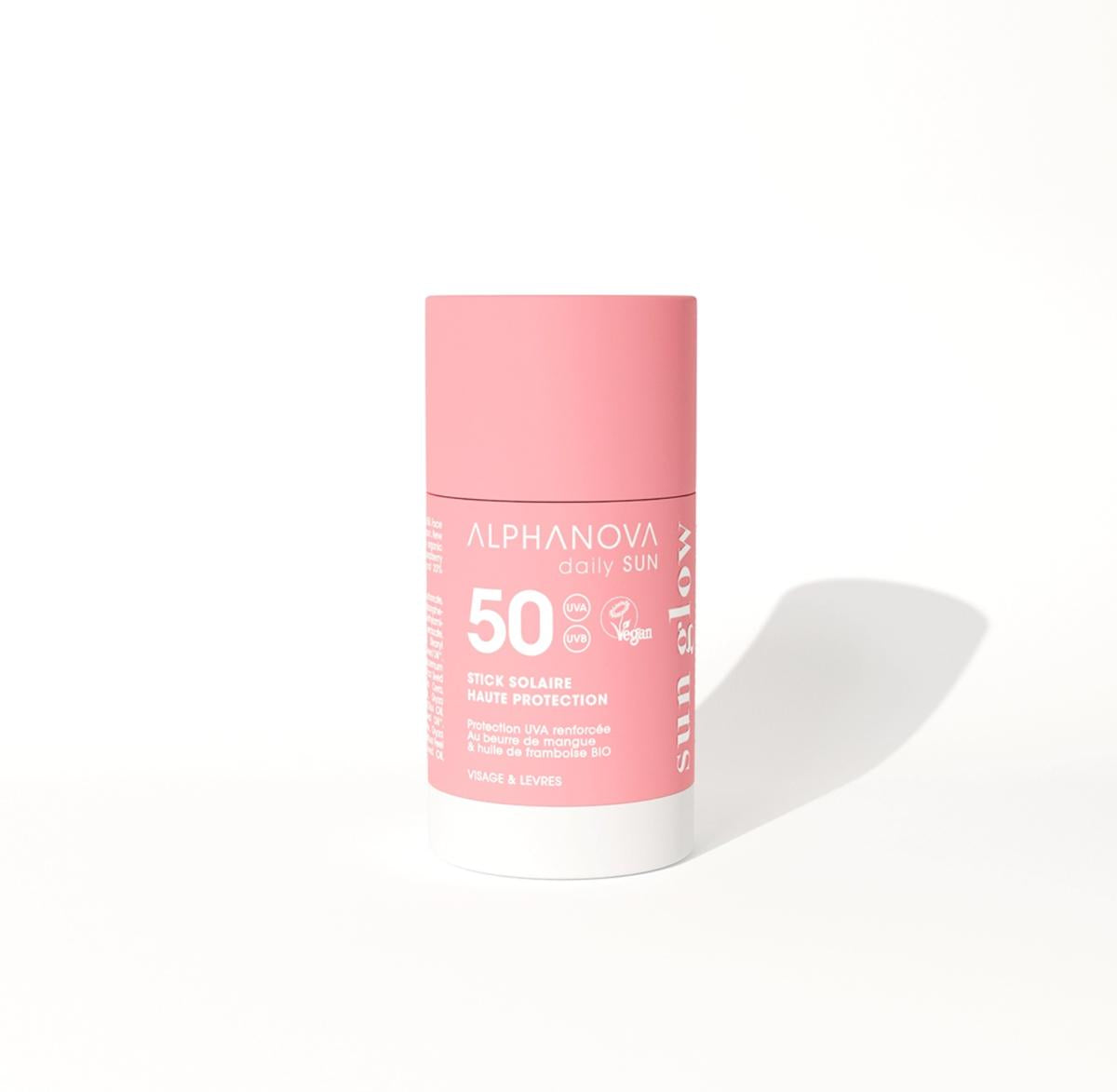 Stick solaire pour le visage SPF50 Daily Sun - Alphanova - 1