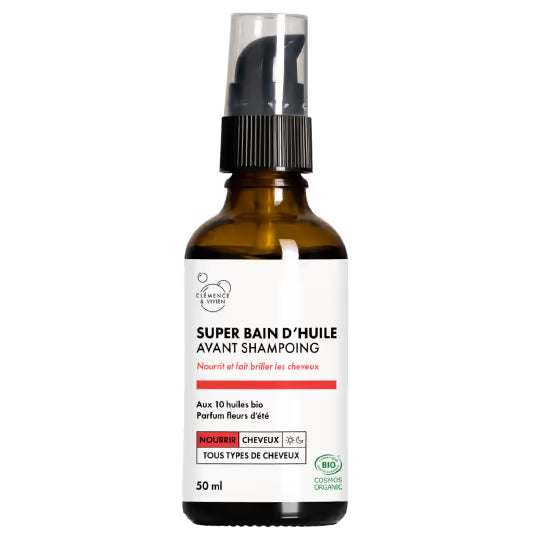 Super bain d'huile avant shampoing bio - Clémence et Vivien - 1