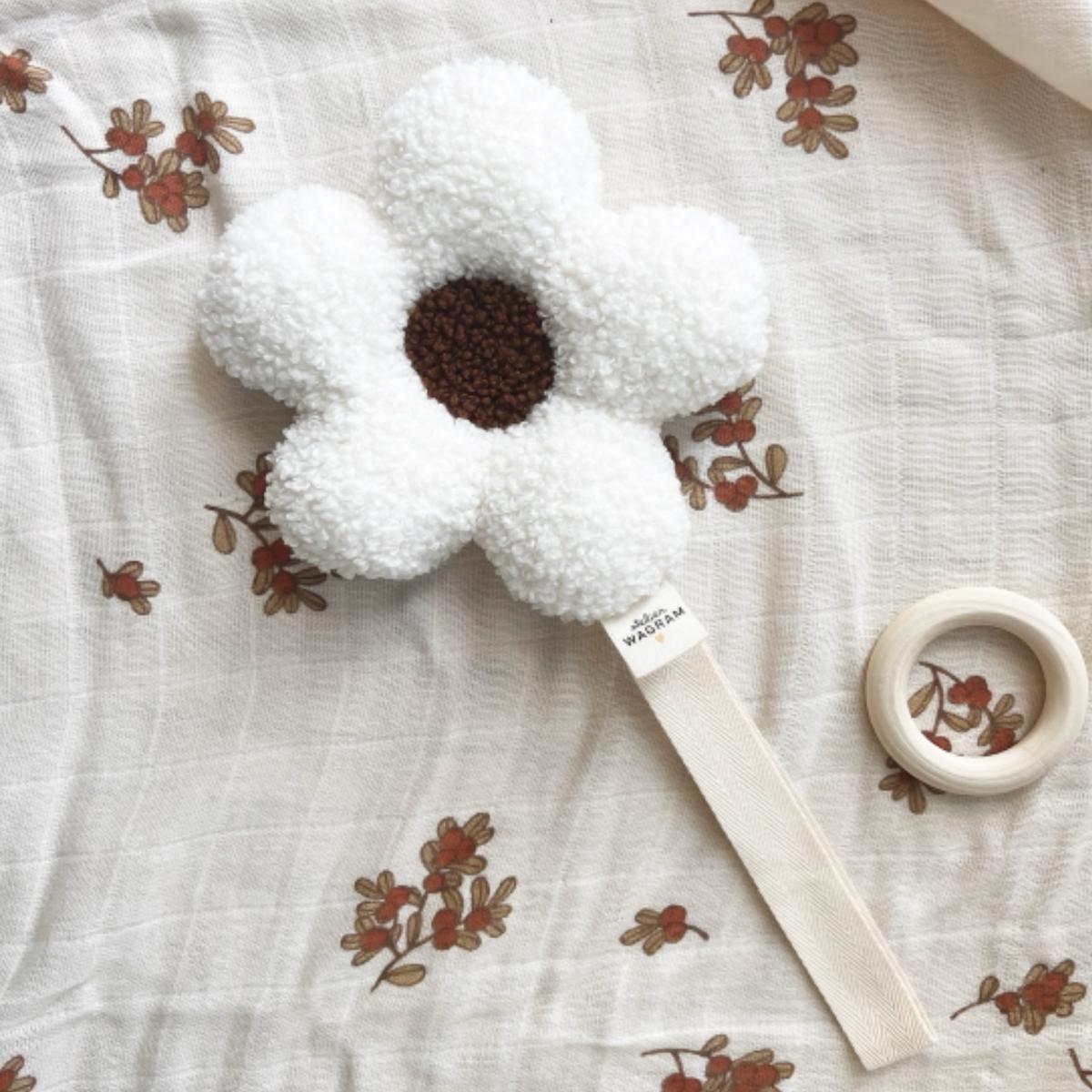 Suspension fleur en moumoute - Atelier Wagram - 1