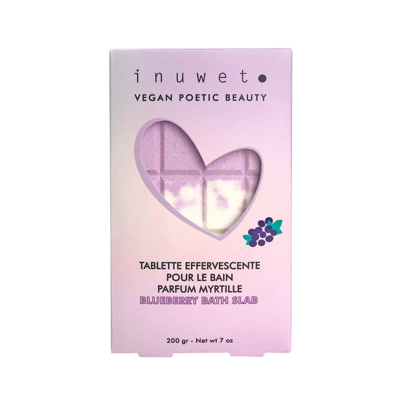 Tablette de bain effervescente - Inuwet - Parfum myrtille