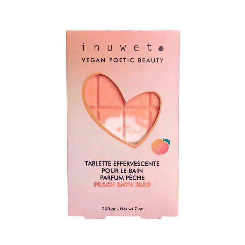 Tablette de bain effervescente - Inuwet - Parfum pêche