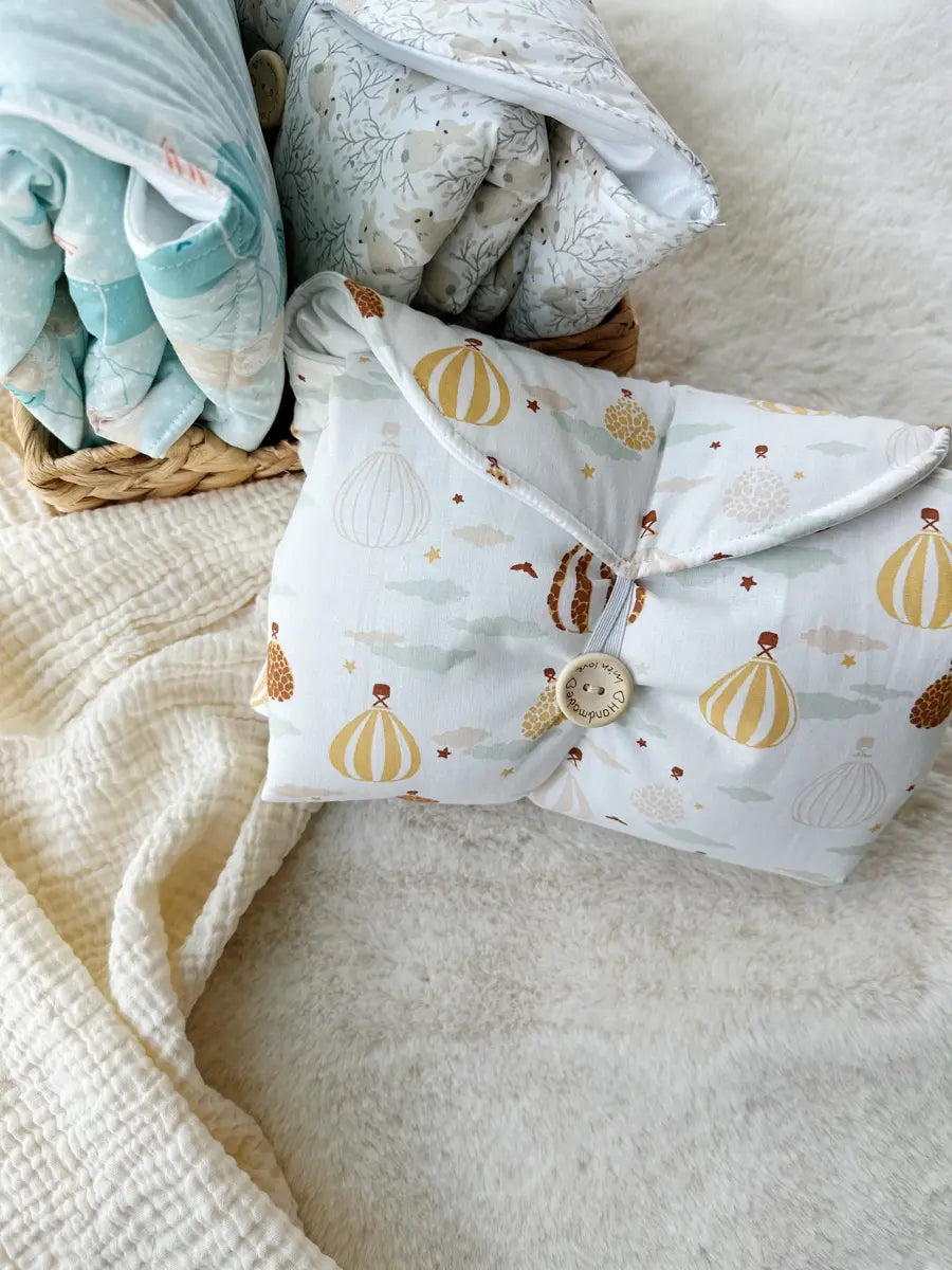 Tapis à langer nomade - Montgolfière