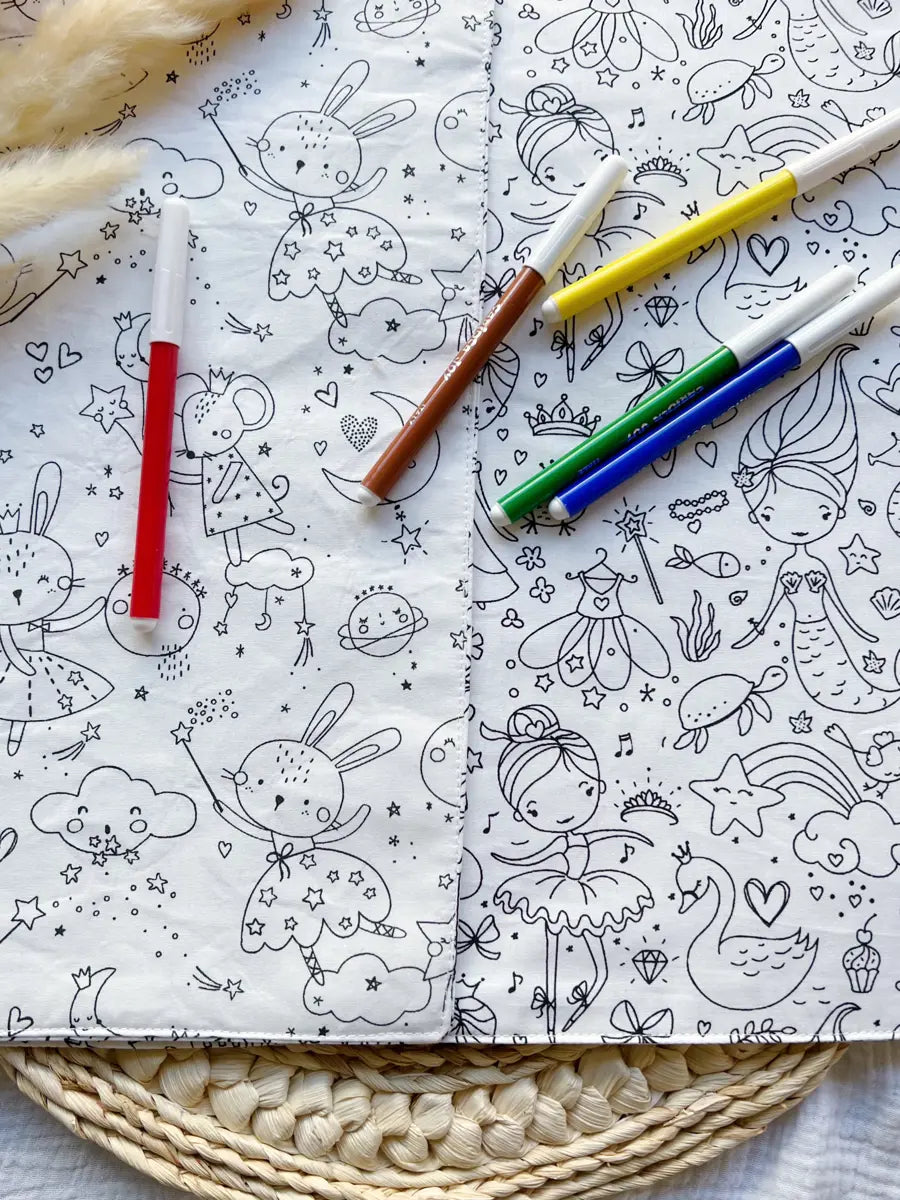 TAPIS de coloriage lavable (et ses feutres) - 3