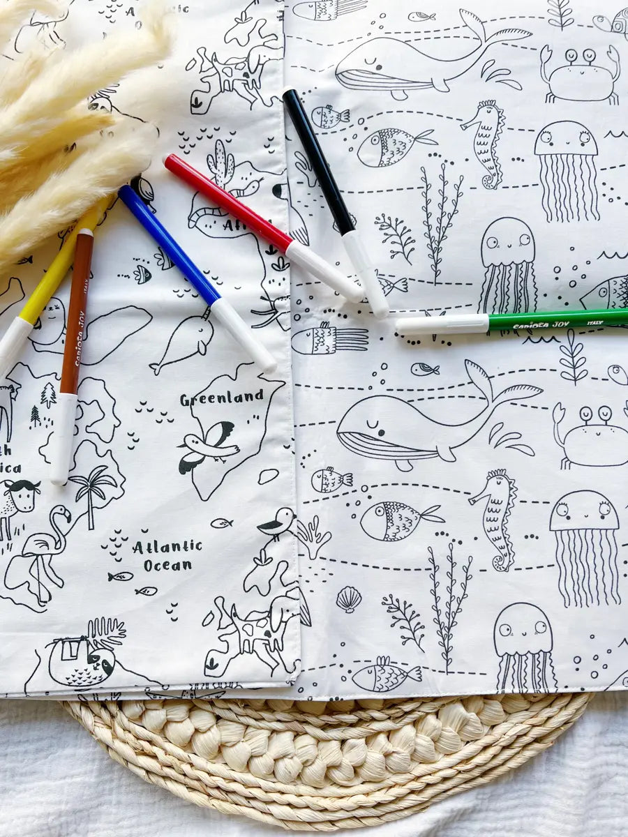 TAPIS de coloriage lavable (et ses feutres) - 4