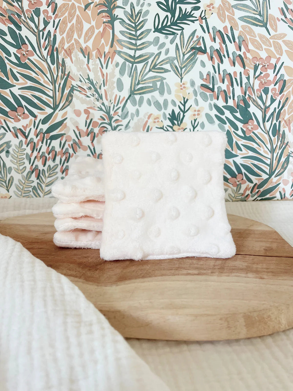 Tissu minky écru - 2