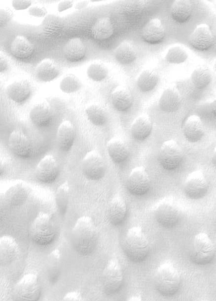 Tissu minky blanc - 1