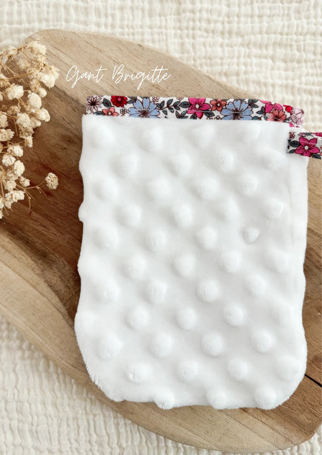 Tissu minky blanc - 2