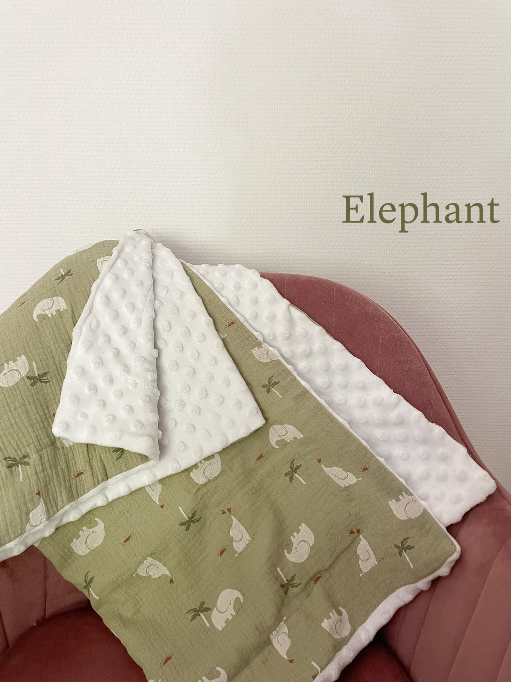Tissu minky blanc - 3
