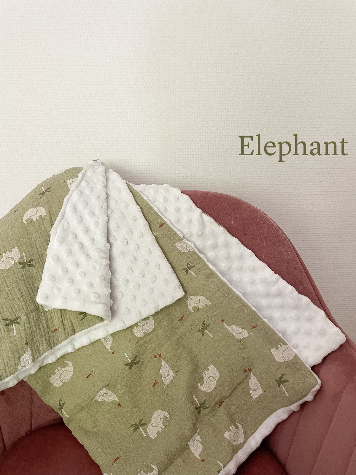 Tissu minky blanc - 3