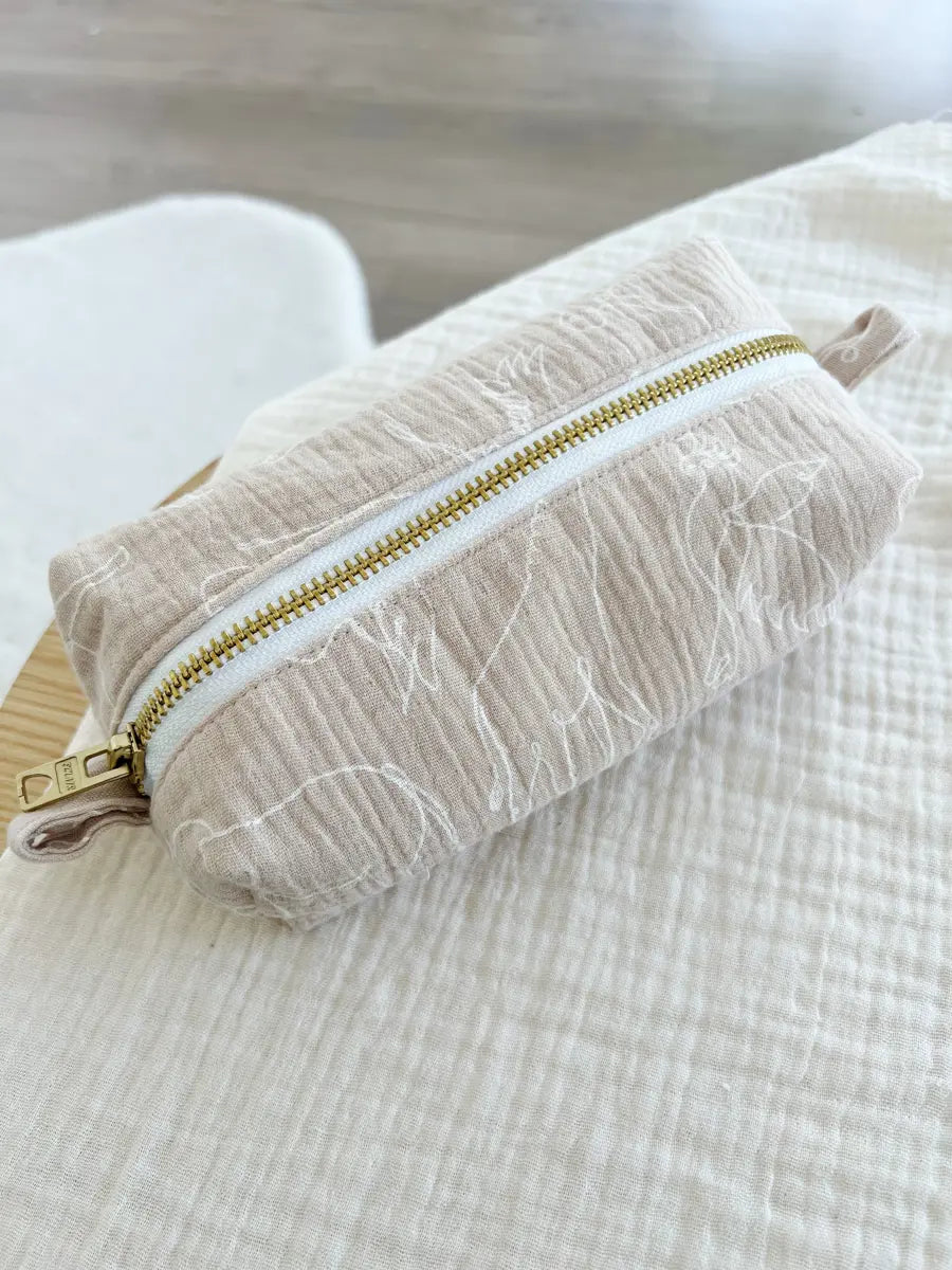 Trousse de toilette enfants (intérieur imperméable) - Safari