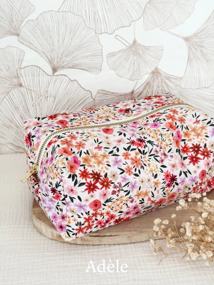 Trousse de toilette (intérieur imperméable) - Adèle