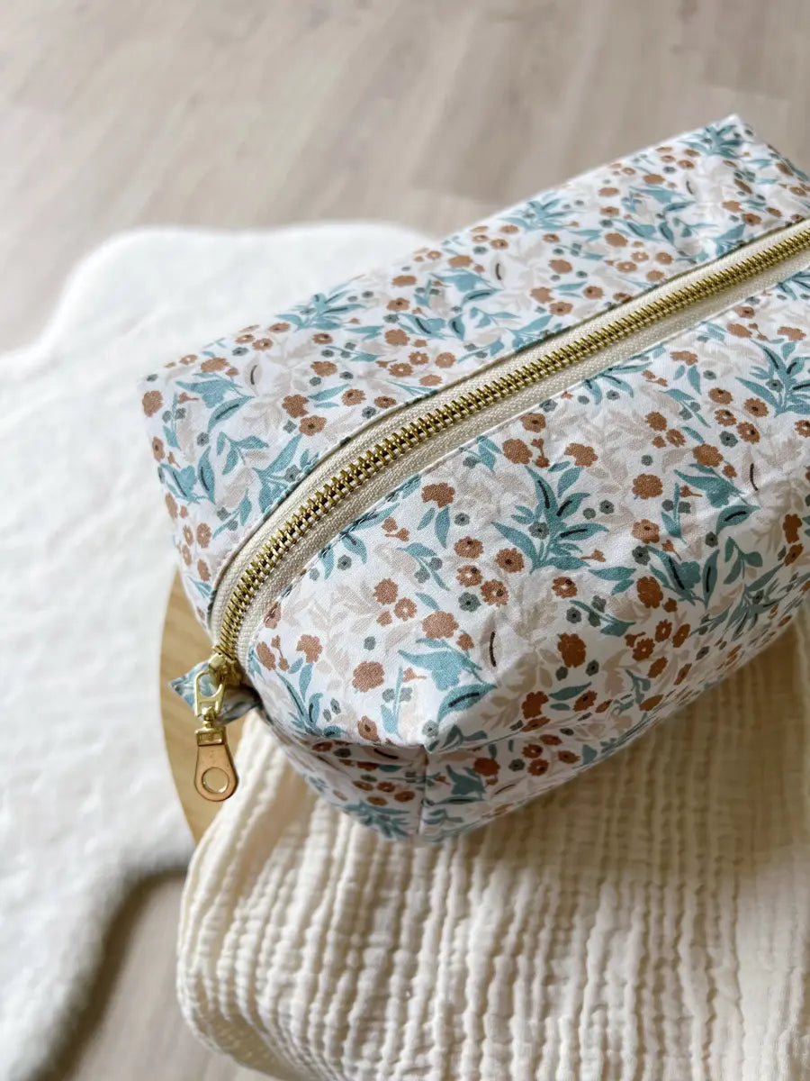 Trousse de toilette (intérieur imperméable) - Blue spring