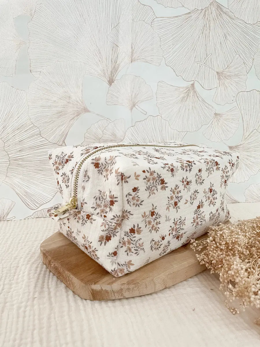 Trousse de toilette (intérieur imperméable) - Émeline