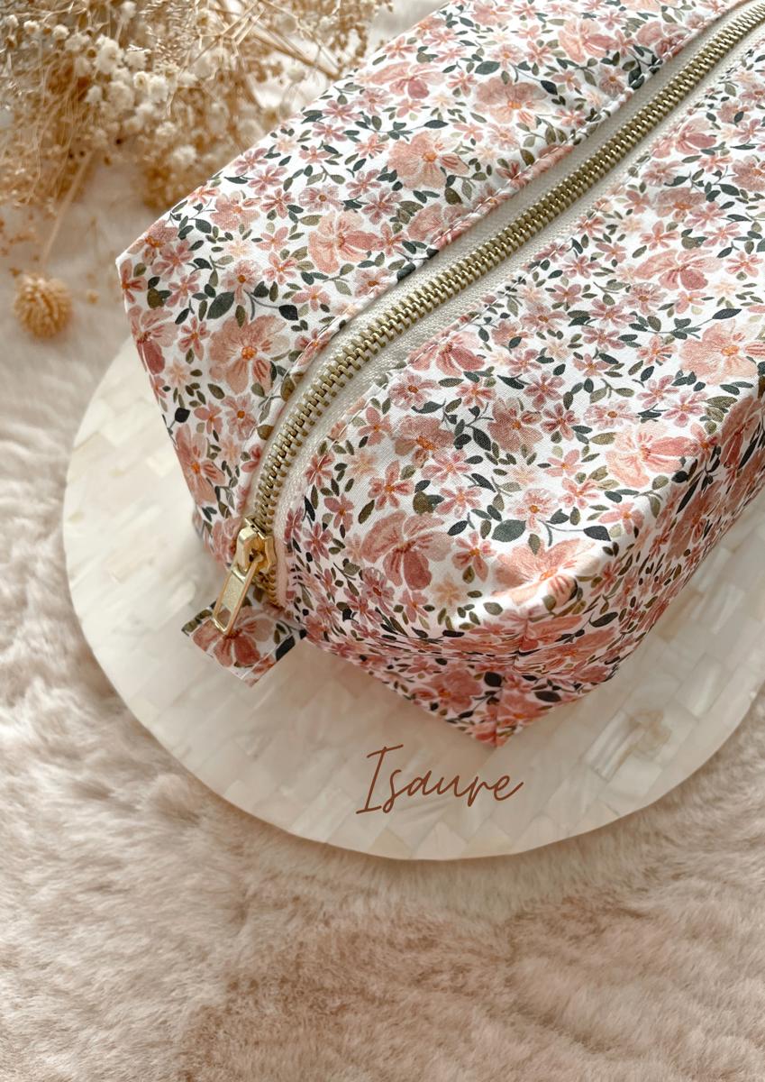 Trousse de toilette (intérieur imperméable) - Isaure
