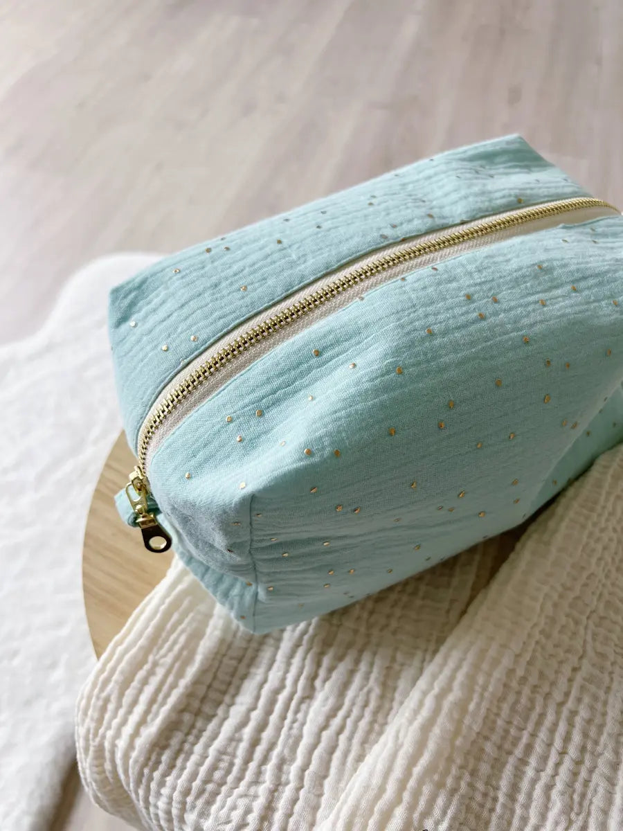 Trousse de toilette (intérieur imperméable) - Mint