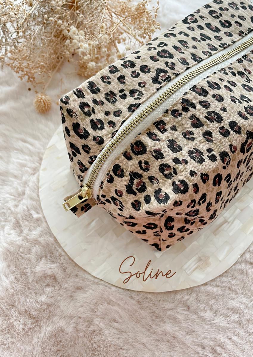 Trousse de toilette (intérieur imperméable) - Soline