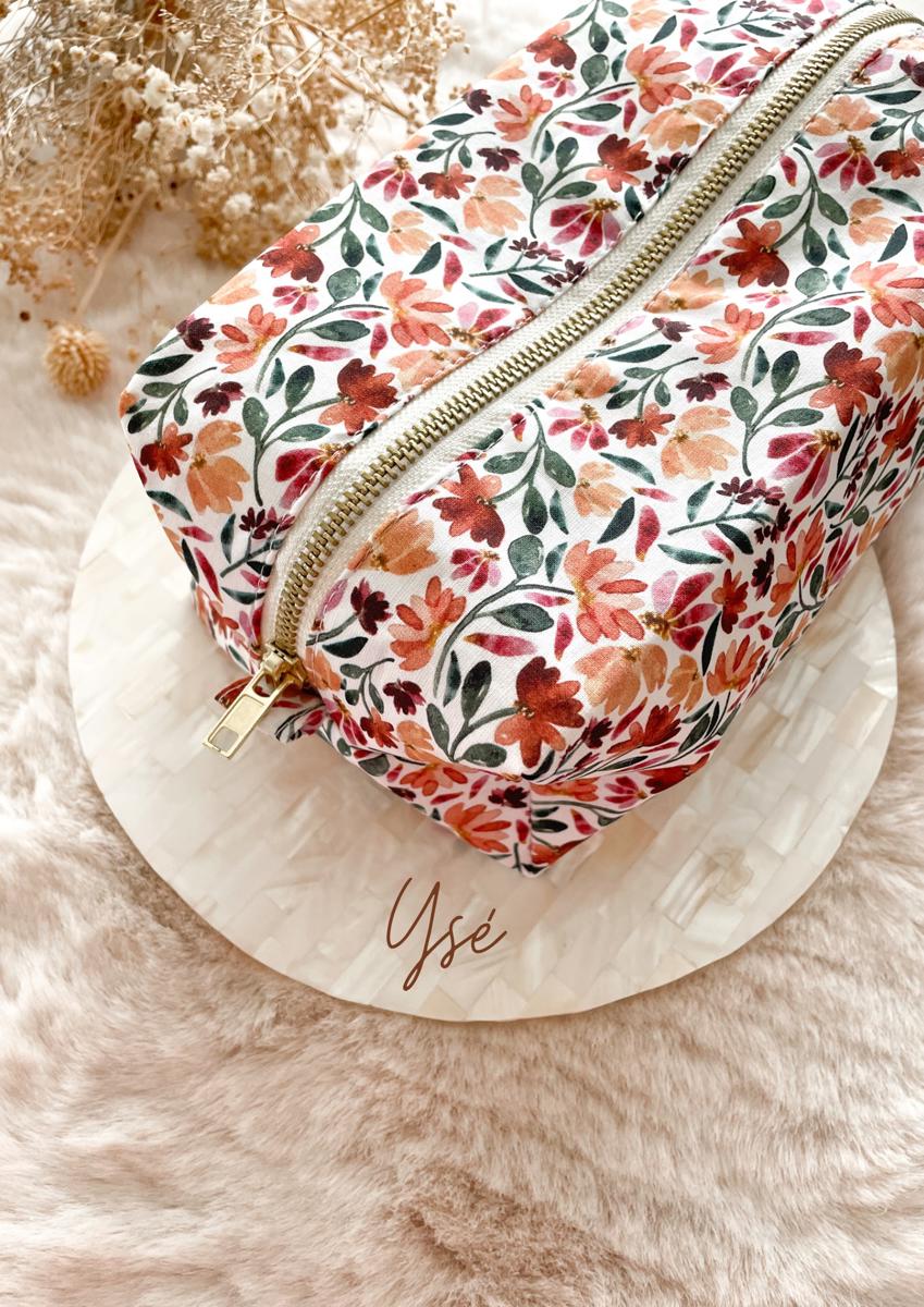 Trousse de toilette (intérieur imperméable) - Ysé
