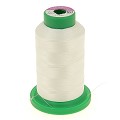 Bobine de fil blanc cassé