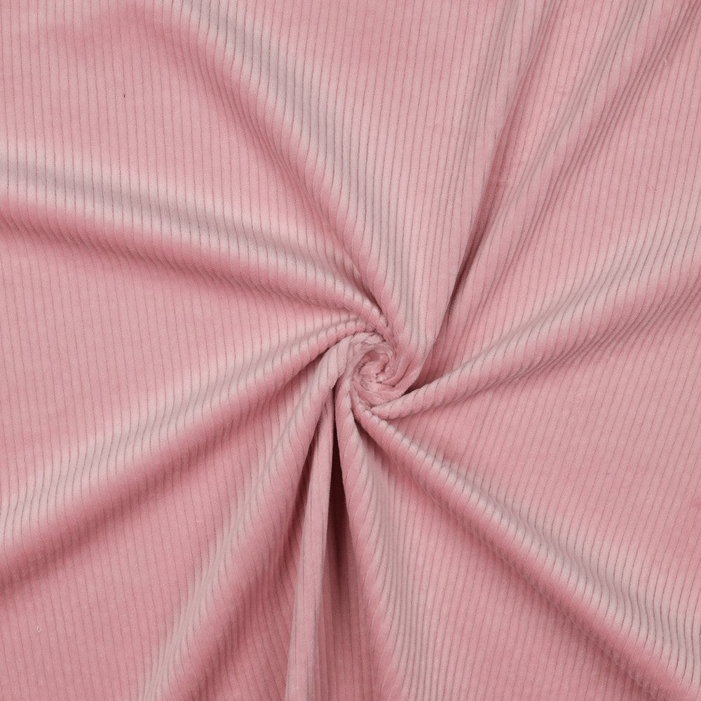 Velours côtelé rose - 1