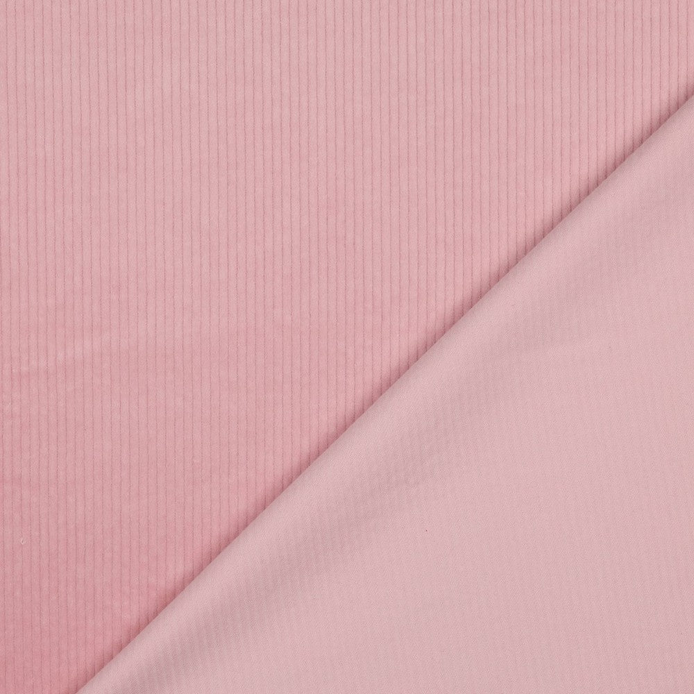 Velours côtelé rose - 3