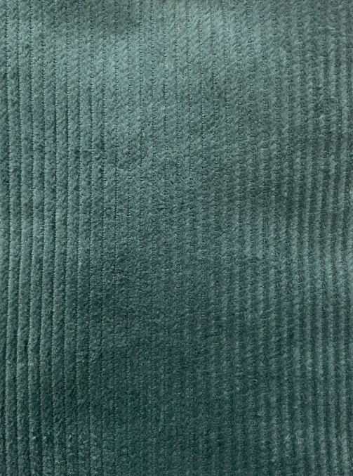 Velours côtelé vert canard