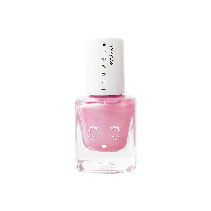 Vernis à l'eau - Inuwet - Vernis rose poupée - parfum pastèque