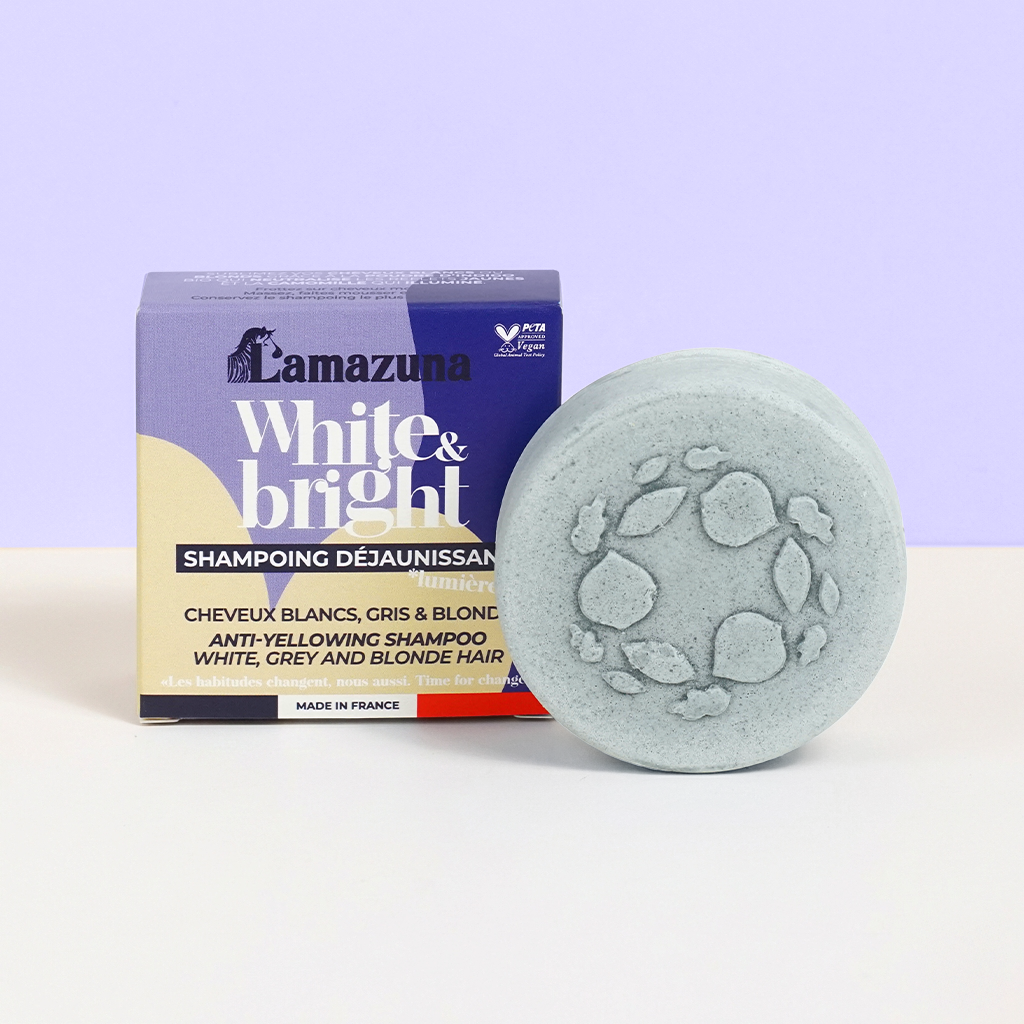 Shampoing solide déjaunissant - Lamazuna