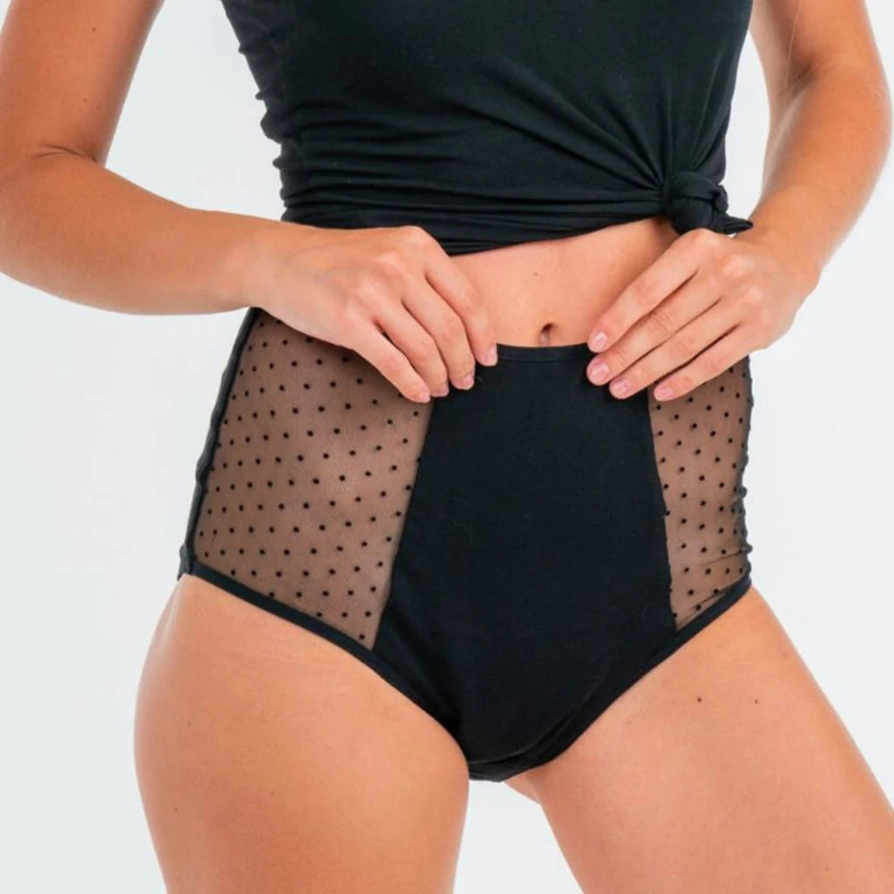 
            
                Load image into Gallery viewer, Culotte menstruelle - taille haute (nuit) - So Cup
            
        