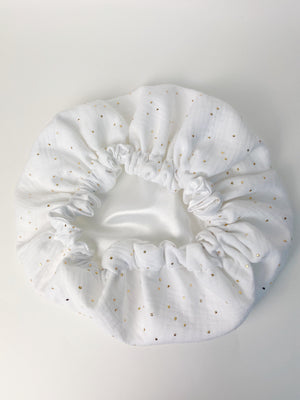 Bonnet de soin en satin – Les cotons de Romane : Produits d'hygiène  réutilisables et lavables